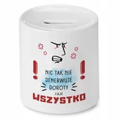 Skarbonki - Skarbonka na Urodziny 75 75te 75-te na Prezent z Nadrukiem ze Zdjęciem + Opakowanie na prezent (wzór 03) - miniaturka - grafika 1