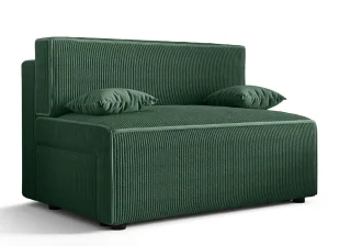 Ciemnozielona tapicerowana sofa rozkładana S8-R27 - Sofy i kanapy Ciemnozielona tapicerowana sofa rozkładana S8-R27 - Sofy i kanapy - miniaturka - grafika 1