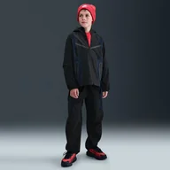 Kurtki i kamizelki sportowe męskie - Kurtka ztkaniny dla dużych dzieci (chłopców) Nike Tech - Czerń - miniaturka - grafika 1