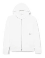 Bluzy męskie - Replay Męska bluza z kapturem, 801 Chalk, L - miniaturka - grafika 1