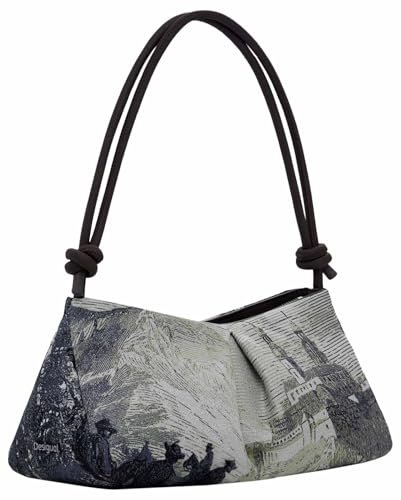 Desigual Torebka damska MILHO_Lacroix, SHOULDERBAG, Czarny (Black)