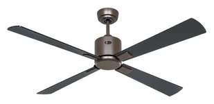 Energooszczędny wentylator sufitowy z pilotem Eco Neo III WiFi 132 cm brązowe łopatki czarny / teak - Wentylatory sufitowe - miniaturka - grafika 1