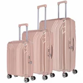 Walizki - Travelite Elvaa 4 Roll Suitcase Set 3szt. roségold - miniaturka - grafika 1
