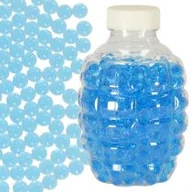 Zabawki militarne - Kulki żelowe wodne hydrożelowe do pistoletu karabinu niebieski 550szt. 7-8mm - miniaturka - grafika 1