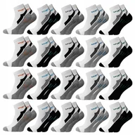 Skarpetki męskie - 20-PAR Skarpety Męskie Bawełniane skarpetki Wysoka JAKOŚĆ za kostkę - miniaturka - grafika 1