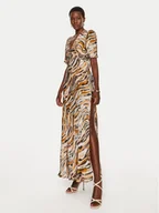 Sukienki - TWINSET Sukienka codzienna 242TP2651 Kolorowy Slim Fit - miniaturka - grafika 1