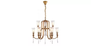 Lumina Deco Deco NOWOCZESNY ŻYRANDOL KRYSZTAŁOWY RIONELLA W9 LDP 8041-6+3 (S.GD) - Lampy sufitowe - miniaturka - grafika 1