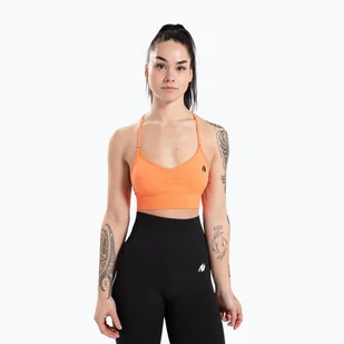 Biustonosz treningowy Gorilla Wear Olivia Sports Bra orange WYSYŁKA W 24H 30 DNI NA ZWROT - Bielizna sportowa damska - miniaturka - grafika 1
