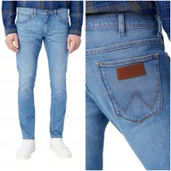 Spodnie męskie - Męskie spodnie jeansowe proste Wrangler Bryson W34 L32 - miniaturka - grafika 1