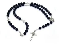 Różańce - Różaniec benedyktyński LAWA WULKANICZNA rozpinany - miniaturka - grafika 1