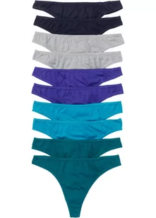 Stringi (10 par) - bonprix - Majtki damskie - miniaturka - grafika 1