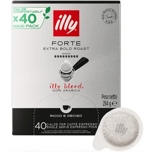KAPSUŁKI ILLY KAWA W SASZETKACH ILLY FORTE 40 SASZETEK - Kawa w kapsułkach i saszetkach - miniaturka - grafika 1
