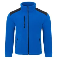 Odzież medyczna - Bluza polarowa medyczna chabrowa wstawki czarne r.XL - miniaturka - grafika 1