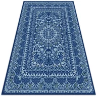 Dywany zewnętrzne - Piękny dywan zewnętrzny Niebieski antyczny styl 80x120 cm - miniaturka - grafika 1