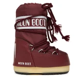 Buty dla dziewczynek - Śniegowce Moon Boot Mb Icon Nylon 80D1400440 S Bordowy - miniaturka - grafika 1