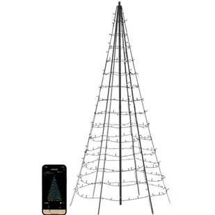 TWINKLY Twinkly Light Tree na zewnątrz, RGBW, 400cm - Oświetlenie świąteczne - miniaturka - grafika 1