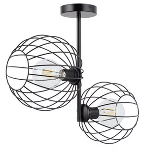 Sigma Cherry lampa wisząca 2-punktowa czarna 32362 - Lampy sufitowe - miniaturka - grafika 1