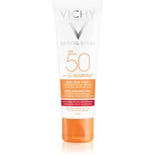 Kremy do twarzy - Vichy L'OREAL POLSKA IDEAL SOLEIL Krem przeciwstarzeniowy do twarzy 3w1 SPF50 50 ml 7072575 - miniaturka - grafika 1