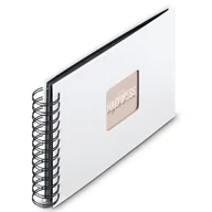 Albumy fotograficzne - Album HAMA Fine Art Czarne kartki Biały (50 stron) - miniaturka - grafika 1