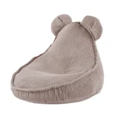 Krzesła obrotowe dla dzieci - MISIOO Huggy Bear Fotel, 68x45, beżowy, sztruks - miniaturka - grafika 1