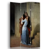 Parawany - Parawan The Kiss - F. Hayez 110x150 (3 Panele) - miniaturka - grafika 1