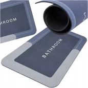 Dywaniki łazienkowe - DYWANIK ŁAZIENKOWY SZYBKOSCHNĄCY 60x40 PROSTOKĄTNY PIANKOWY MATA ŁAZIENKOWA - miniaturka - grafika 1