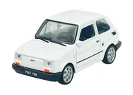 Samochody i pojazdy dla dzieci - WELLY FIAT 126P BIAŁY 1:43 44022 - miniaturka - grafika 1