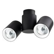 Lampy sufitowe - Light Prestige Boston 2 czarny z białym ringiem LP-741/2W BK/WH - miniaturka - grafika 1