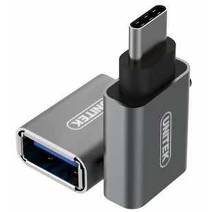 Unitek Adapter USB USB TypC do USB Y-A025CGY - Adaptery i przejściówki - miniaturka - grafika 2