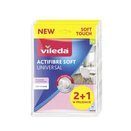 Ściereczki, gąbki, czyściki - Ściereczka Vileda Actifibre Soft 18 x 26 cm 2+ 1 gratis - miniaturka - grafika 1