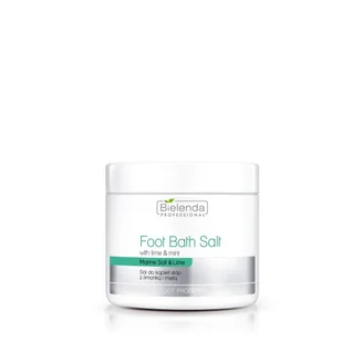 Bielenda Professional Foot Bath Salt With Lime & Mint sól do kąpieli stóp z limonką i miętą 600g - Pielęgnacja stóp - miniaturka - grafika 2