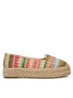 Espadryle damskie - DeeZee Espadryle ZYLS129 Beżowy - miniaturka - grafika 1