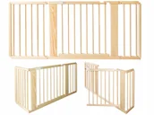 Zabezpieczenia dla dzieci - BARIERKA OCHRONNA BRAMKA ZABEZPIECZAJĄCA NA DRZWI SCHODY KOMINEK do 163 cm - miniaturka - grafika 1