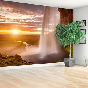 Fototapeta Wodospad Islandia - Fototapety - miniaturka - grafika 1