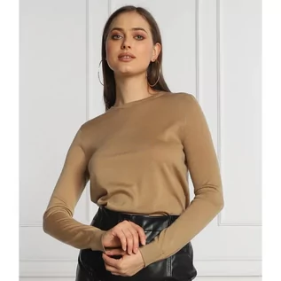 Swetry damskie - Calvin Klein Wełniany sweter | Slim Fit - grafika 1