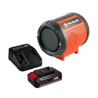 Głośniki przenośne - EINHELL TC-SR 18 Li Solo + Akumulator EINHELL 4512097 2.5 Ah 18V + Ładowarka - miniaturka - grafika 1