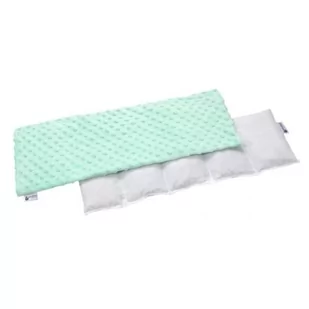 MEDI PARTNERS Termofor z pestek wiśni 5 komorowy Minky 20x60 cm Miętowy - >>> DARMOWA od 99zł <<<- - Termofory - miniaturka - grafika 1