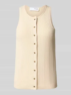 Top z dzianiny o kroju regular fit z mieszanki wiskozy model ‘TRIXIE’ - Koszulki i topy damskie - miniaturka - grafika 1