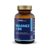 Witaminy i minerały - Pureo Health Magnez + B6 5-P 60 Kapsułek - miniaturka - grafika 1