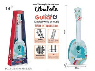 GITARA UKULELE 29620 MADEJ - Zabawy w naśladowanie dorosłych - miniaturka - grafika 1