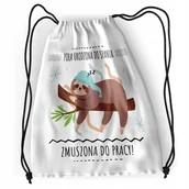 Plecaki worki - Plecak Dla Poli Sportowy Szkolny Worek Torba z Nadrukiem ze Zdjęciem - miniaturka - grafika 1