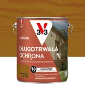 Lakiery do drewna - Lazura 10 lat ochrony Dąb złocisty satynowy 4.5 l V33 - miniaturka - grafika 1