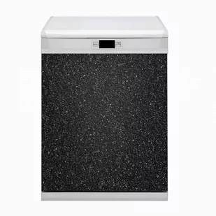 Mata Bluedecor Magnes na zmywarkę Czarna tekstura 60x80 - Dekoracje domu - miniaturka - grafika 1