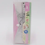 Linijki, ekierki - Zestaw Geometryczny 4 Elem. Z Linijką 20 Cm - miniaturka - grafika 1