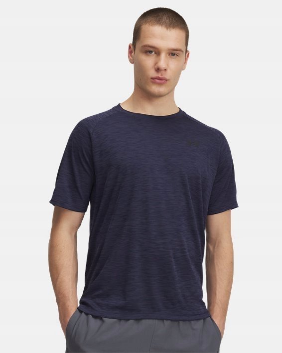 T-SHIRT MĘSKI SPORTOWY UNDER ARMOUR TECH TEXTURED SS SM