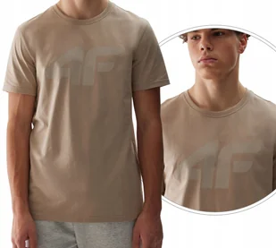 T-shirt bawełniany męski 4F - Koszulki męskie - miniaturka - grafika 1