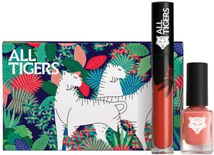Zestaw kosmetyków All Tigers Natural &amp; Vegan Lips &amp; Nails (3701243221050) - Zestawy kosmetyków damskich - miniaturka - grafika 1
