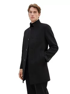 TOM TAILOR męski płaszcz wełniany, 2999 - Black, 3XL - Płaszcze męskie - miniaturka - grafika 1