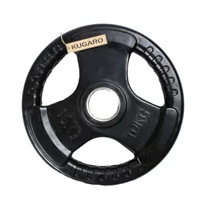 Obciążenie olimpijskie gumowane Kugaro UNDERFIT 10 kg - Obciążenia - miniaturka - grafika 1