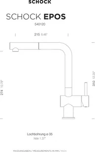 Bateria SCHOCK EPOS 540127 SILVERSTONE (Cristadur) - Baterie kuchenne - miniaturka - grafika 2